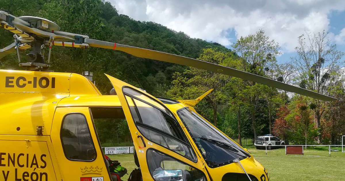 Rescatan a un montañero herido entre Castro Valnera y el Pico de la Miel
