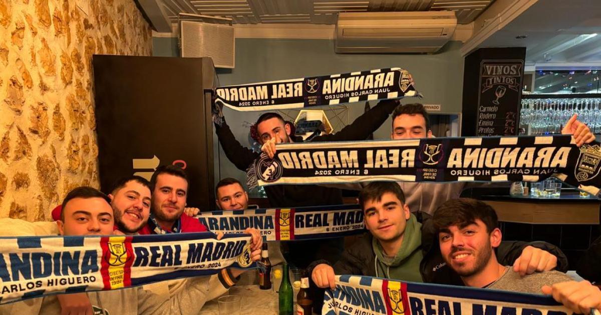 Aranda de Duero vive un día histórico con el Real Madrid