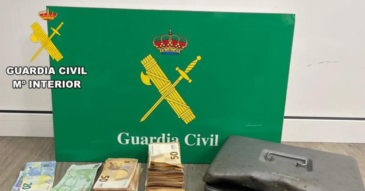 Tres jóvenes detenidos por robar una caja fuerte con 46.500 euros en Las Merindades