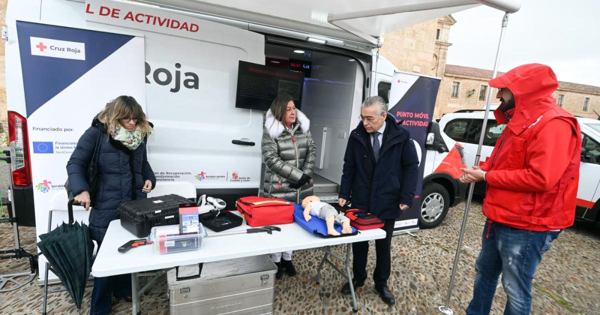 Cruz Roja incorpora tres nuevos vehículos eco en la provincia de Burgos