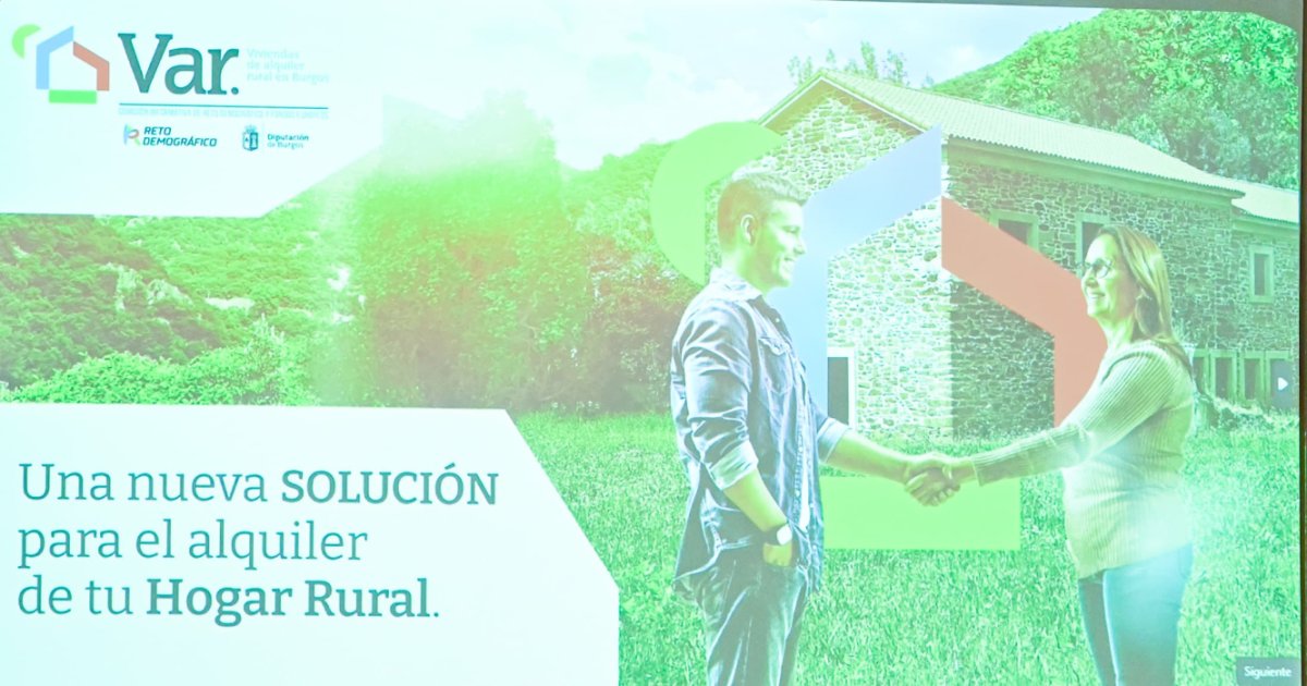 Burgos busca crear una bolsa de vivienda rural en alquiler