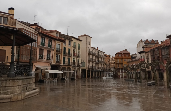 Imagen de la plaza Mayor de Aranda de Duero