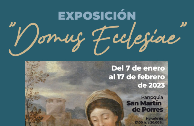 La muestra estará abierta hasta el 17 de enero en la iglesia de San Martín de Porres.