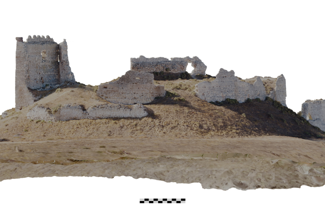 Vista general norte del castillo de Torregalindo