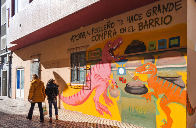 Mural de Covco en El Granero.
