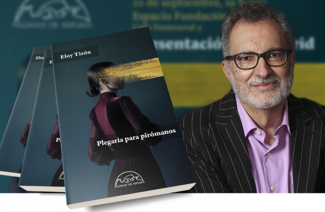 'Plegaria para pirómanos' es el último volumen de cuentos de Eloy Tizón.