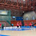 Los jugadores del UBU San Pablo durante el partido