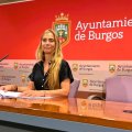 La concejal de Deportes, Carolina Álvarez, durante su comparecencia.