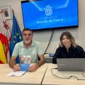 José Antonio Fuertes con la concejala de Urbanismo, Ana María Hervás