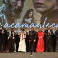 El equipo de ‘Sacamantecas’, en el estreno en el Teatro Victoria Eugenia.