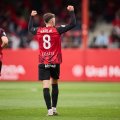 Raúl Martínez adelantó a los rojillos en la primera parte.
