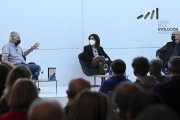 El escritor Juan José Millás y el paleontólogo Juan Luis Arsuaga presentan en el MEH su segundo libro conjunto. ICAL