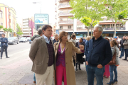 Mañueco visita los Jardines de Don Diego con Raquel González y Alfonso Sanz