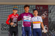Sentjens compartió el podio con Markel Beloki y Álvaro García.