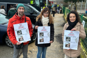 Reivindicación de Fampa Burgos durante la campaña de tráfico sobre transporte escolar seguro.