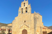Iglesia de San Sebastián en Pesquera de Ebro.