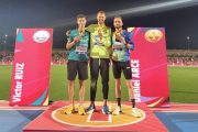 Dani Arce se hace con el oro en los 3.000 obstáculos en el campeonato de España.
