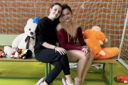 Judith González y Claudia Herrero en un torneo.