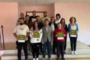 Imagen de la entrega de diplomas organizada ayer en el Centro Intergeneracional