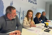 Cristina Valderas durante la rueda de prensa de hoy