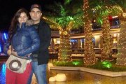 Andrea Bejarano y Jaime V. en una foto tomada hace una década.