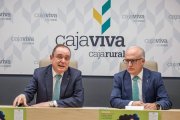 Ramón Sobremonte y Jorge Esteban durante la presentación  de esta iniciativa.