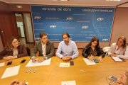 Comparecencia en Miranda de los parlamentarios y concejales del PP.