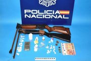 Imagen del material inautado por la Policía Nacional