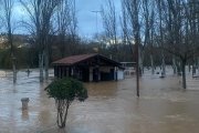 Desbordamiento del río Duero en Aranda de Duero
