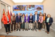 Presentación del Día Mundial del Parkinson, que se celebra el 11 de abril, en la Diputación de Burgos.