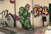 Uno de sus grafitis en Allendeduero