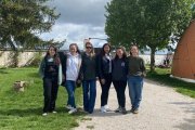 Parte del equipo de Magea con las profesoras venidas de Serbia.