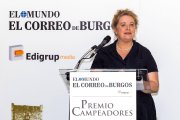 La alcaldesa de Burgos, Cristina Ayala, en el Premio Campeadores de EL CORREO DE BURGOS EL MUNDO.