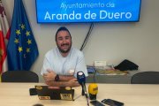 El concejal de hacienda en la rueda de prensa celebrada hoy