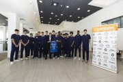 Presentación del Burgos Grupo de Santiago de Liga U en las instalaciones de Grupo de Santiago Automoción.
