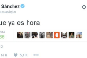 Tuit que Pedro Sánchez publicó en el 2012 y que algunos usuarios de la red social han recuperado este sábado tras su renuncia.-TWITTER