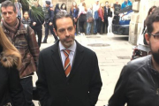 Antoni Molons ha sido trasladado al Palau de la Generalitat, tras su detención esta mañana.-/ SERGIO LAINZ