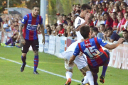 Imagend el encuentro que disputó el pasado sábado en Sarriena el Mirandés.-