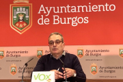 Ángel Martín, portavoz de Vox en el Ayuntamiento de Burgos. ECB