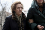 La expresidenta del Rayo Vallecano Teresa Rivera a su llegada a la Audiencia Provincial de Madrid.-MARISCAL (EFE)