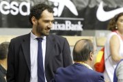 Jorge Garbajosa, durante el partido que disputó España en el Coliseum el pasado 12 de julio.-SANTI OTERO