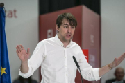 El eurodiputado, Javi López, en un acto de campaña de las elecciones europeas.-Joan S Puig Pasqual