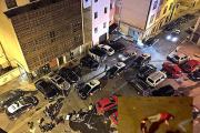 Un vecino grabó la pelea desde su domicilio-Burgos
