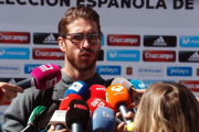 Ramos, este lunes en Las Rozas donde ha realizado las declaraciones sobre su relación con Piqué.-EFE / ZIPI