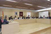 Imagen de la jornada celebrada ayer en el TSJ.-SANTI OTERO