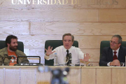Por la tarde, en un ambiente más relajado, Gabilondo con su público.-RAÚL G. OCHOA