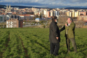 Pérez Andrés y Roberto Da Silva, durante la grabación del programa que se emite hoy.-ECB