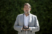 El líder del PP, Mariano Rajoy, este domingo.-Foto: REUTERS / JUAN MEDINA