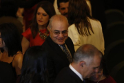 El juez Pablo Llarena este lunes en el Auditorio de Barcelona, durante la entrega de despachos a los nuevos jueces.-EL PERIÓDICO