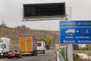 La AP-1 participó en el Plan de desvío de camiones de la N-I del Ministerio de Fomento durante cinco meses.-G. G.